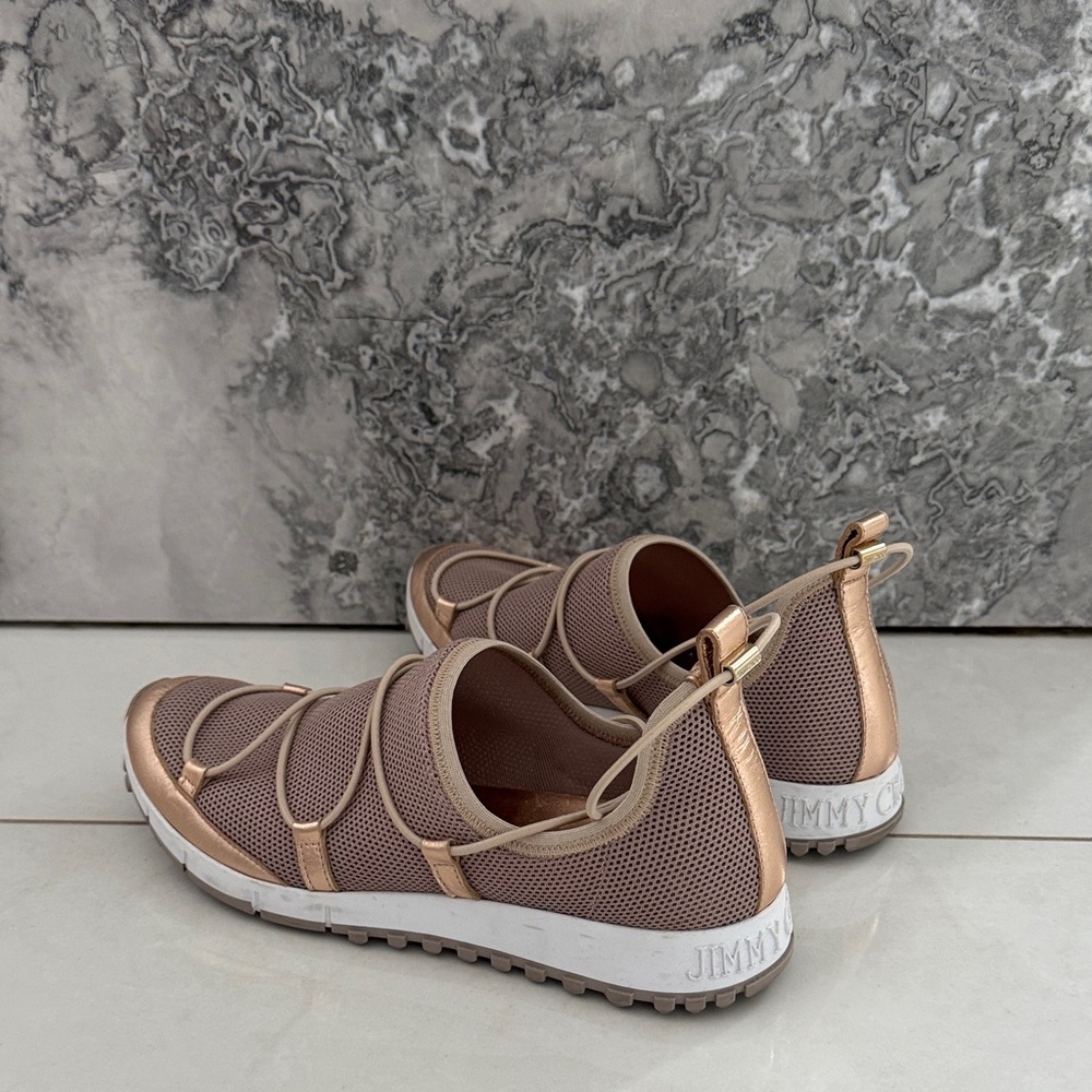 Jimmy Choo Women's Rose Gold Sneakers